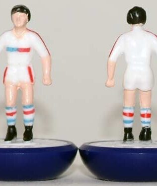 Francia away WORLD CUP 2006 - Squadra in scatola REPLICA COLORATA SUBBUTEO (sul coperchio nome e omino della squadra contenuta)