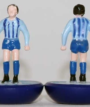Lecco 1 - Squadra in scatola REPLICA COLORATA SUBBUTEO (sul coperchio nome e omino della squadra contenuta)