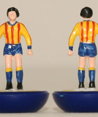 Valencia 2005 - Squadra in scatola REPLICA COLORATA SUBBUTEO (sul coperchio nome e omino della squadra contenuta)