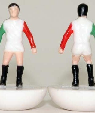 Venezia 2.a maglia - Squadra + 2 riserve e portierino in KIT UGUALE AL PORTIERE SU ASTA - in scatola REPLICA COLORATA (sul coperchio omino e nome del team contenuto)