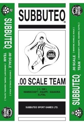 Borussia Moenchengladbach 2007 - Con vassoio 10 omini asta corta (per portieri Subbuteo)