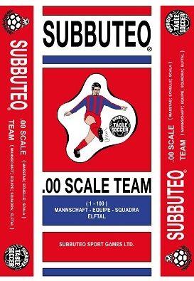 Crystal Palace - Con vassoio 10 omini asta corta (per portieri Subbuteo)