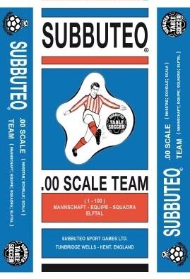 Stella Rossa Belgrado - Con vassoio 10 omini asta corta (per portieri Subbuteo)