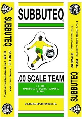 Sudafrica - Con vassoio 10 omini asta corta (per portieri Subbuteo)