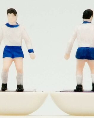 Francia away WORLD CUP 2014 - Squadra + 2 riserve e portierino in KIT UGUALE AL PORTIERE SU ASTA - in scatola REPLICA COLORATA (sul coperchio omino e nome del team contenuto)