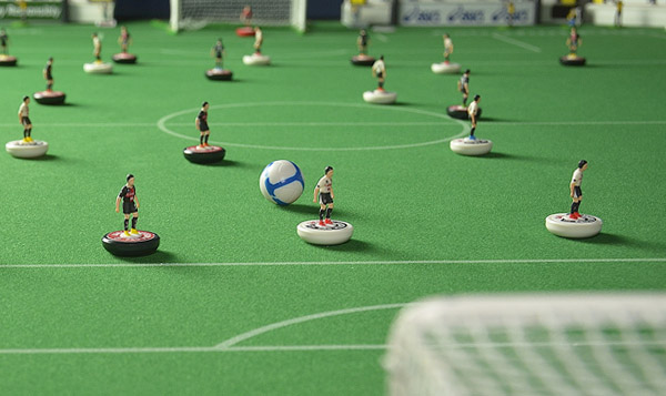 Mettere i numeri a squadra Subbuteo Calcio Tavolo 