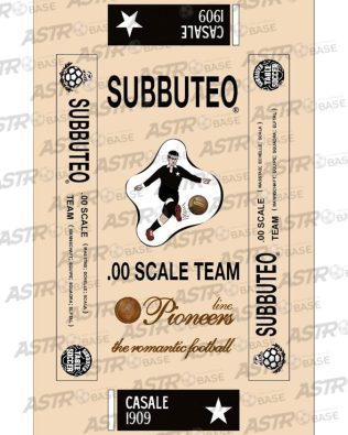 Casale 1909 - Squadra + 2 riserve e 1 portierino - in scatola REPLICA COLORATA (sul coperchio omino e nome del team contenuto)
