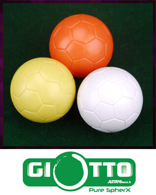 Palline GIOTTO e Palline con DECALS (palline perfette per gare ufficiali)