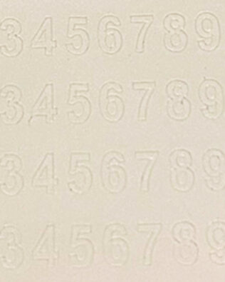 Numeri adesivi moderni