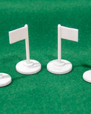 Bandierine corner grandi - Bianche