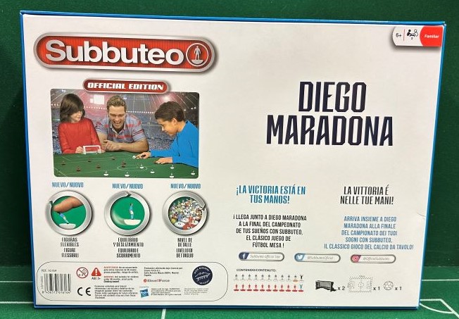 0 – Scatola gioco SUBBUTEO Diego MARADONA
