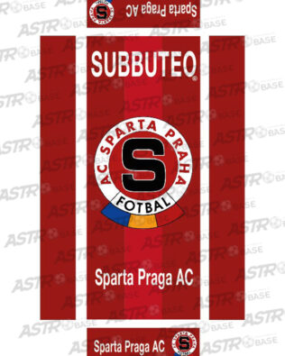Sparta Praga LOGO - Con vassoio 24 omini