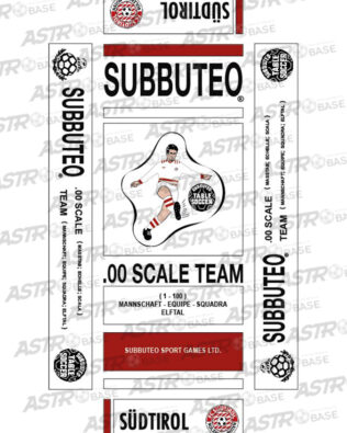 Südtirol 2024 - Con vassoio 10 omini asta corta (per portieri Subbuteo)