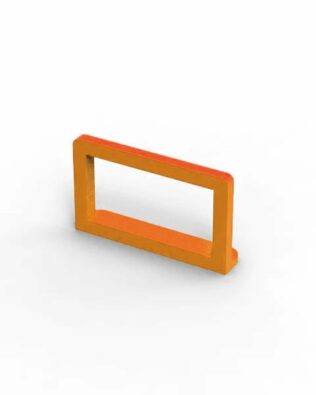Set di 6 barriere separazione spettatori - Arancio
