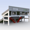 astrobase costruzione tribune subbuteo