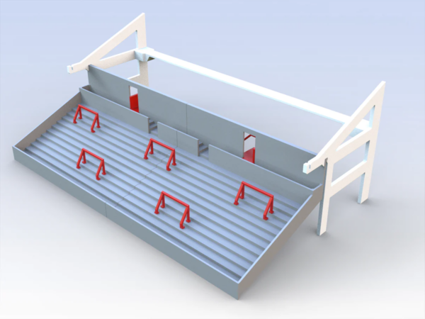 astrobase costruzione tribune subbuteo
