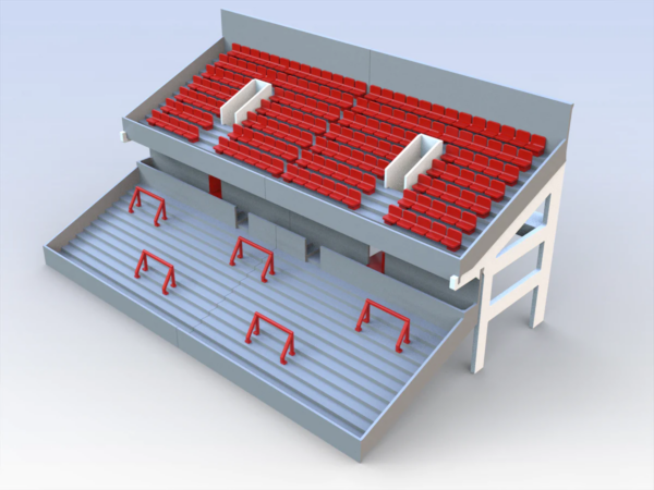astrobase costruzione tribune subbuteo