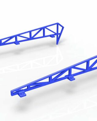 Kit di decorazione tetto per GrandStand SUBBUTEO moderno - Blu