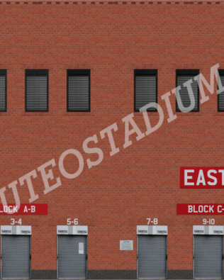 Facciate Stadio per Tribuna Zeugo - Moderno 2