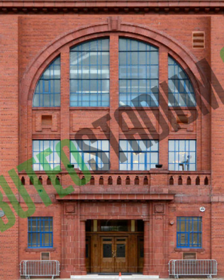 Facciate Stadio IBROX Glasgow per Tribuna Zeugo - Ibrox Entrata