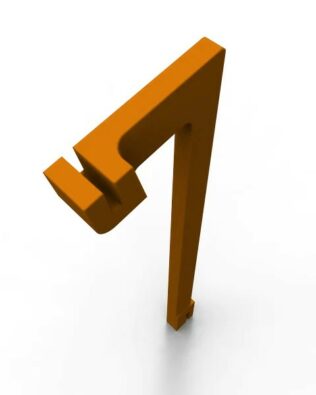 Sostegni per tetto Grandstand SUBBUTEO - Arancio
