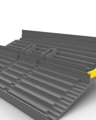 Componenti di protezione spettatori per Tribuna SUBBUTEO - Giallo