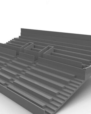 Componenti di protezione spettatori per Tribuna SUBBUTEO - Argento