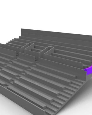 Componenti di protezione spettatori per Tribuna SUBBUTEO - Viola