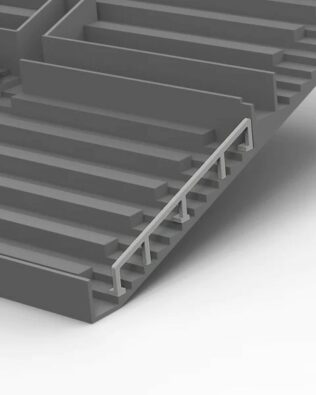 Corrimano (4 pezzi) per Tribuna SUBBUTEO - Grigio chiaro