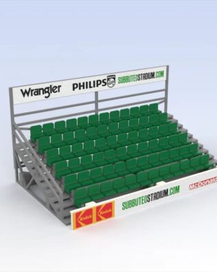 Gradinata piccola modulabile (8 varianti) - Verde