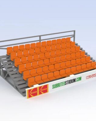 Gradinata piccola modulabile (8 varianti) - Arancio