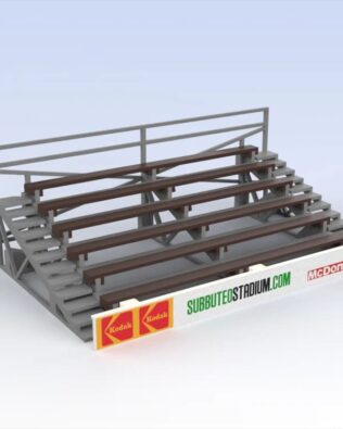 Gradinata piccola modulabile (8 varianti) - Bianco