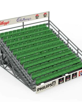 Gradinata grande modulabile (8 varianti) - Verde
