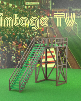 Torre TV Vintage - Verde