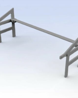 Struttura per Tribune rialzate T1®, T3® e T5® - Grigio scuro