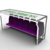 2 file da 6 seggiolini per panchine originali SUBBUTEO - immagine 12