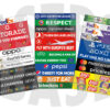 Transenna SUBBUTEO con 64 pubblicità adesive (include CHAMPIONS LEAGUE) - immagine 2