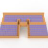 254 seggiolini arrotondati per tribuna Vintage SUBBUTEO a due piani (versione con tunnel) - immagine 7