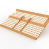 284 seggiolini arrotondati per Grandstand vintage Subbuteo a due piani (Ref C141 / C142)