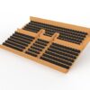 284 seggiolini arrotondati per Grandstand vintage Subbuteo a due piani (Ref C141 / C142) - immagine 16