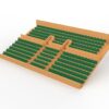284 seggiolini arrotondati per Grandstand vintage Subbuteo a due piani (Ref C141 / C142) - immagine 11