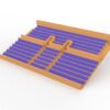 284 seggiolini arrotondati per Grandstand vintage Subbuteo a due piani (Ref C141 / C142) - immagine 10