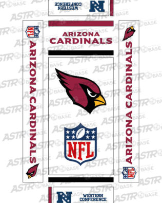Arizona Cardinals - Con vassoio 12 omini