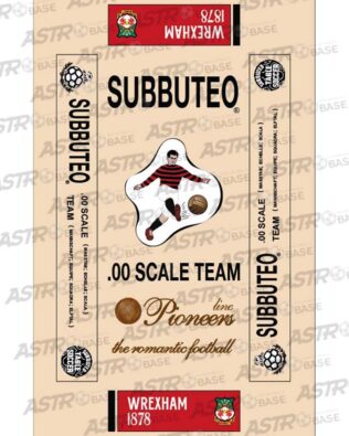 Wrexham 1878 - Con vassoio 10 omini asta corta (per portieri Subbuteo)