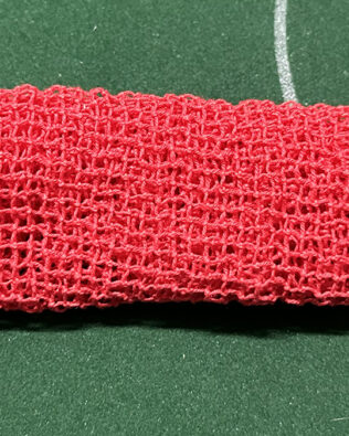 A - Coppia di reti in COTONE INTRECCIATO - Rosso