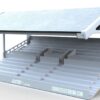Costruzione con tetto per tribuna originale Subbuteo 61217 - immagine 3