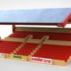 Costruzione con tetto per tribuna originale Subbuteo C142 - immagine 5