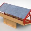 Costruzione con tetto per tribuna originale Subbuteo C142 - immagine 7