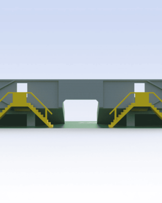 Mini Tribuna T1®  Versione Tunnel - Giallo