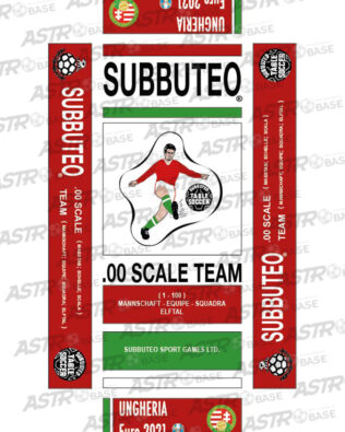 Ungheria Euro 2021 - Con vassoio 10 omini asta corta (per portieri Subbuteo)